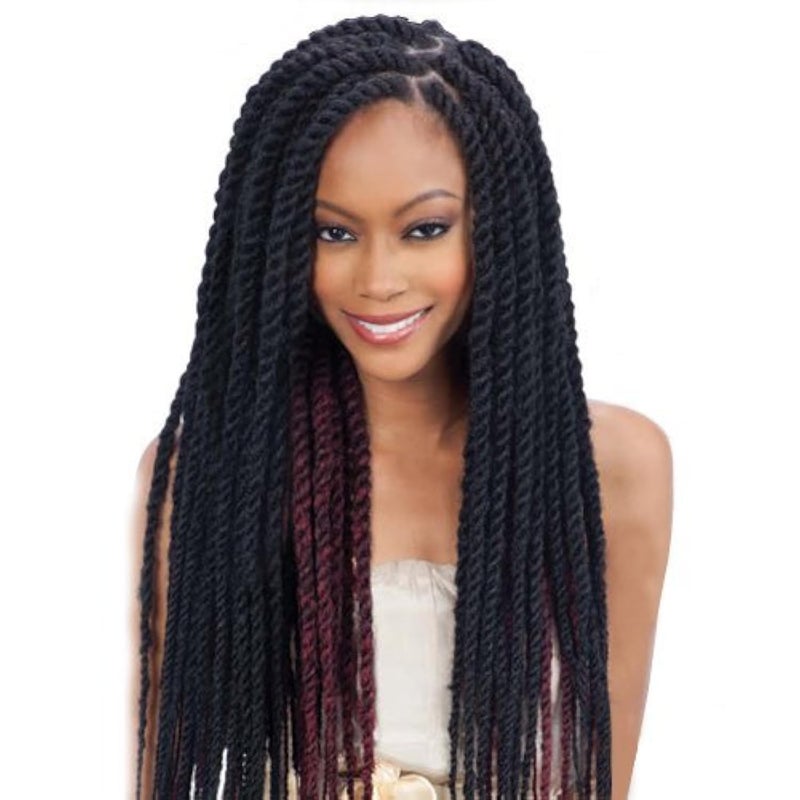 milkyway Freetress Equal Synthetic Hair Braids Havana Twist Style Cuban Twist 16" (1) - Image 1
